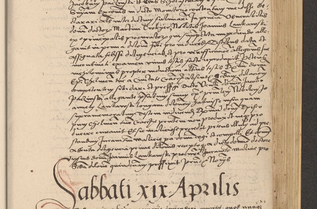 Zdjęcie nr 653 dla obiektu archiwalnego: Acta actorum coram reverendo patre domino Nicolao Bedlenski scholastico vicarioque in spiritualibus gernerali Cracoviensi ad annum Domini millesimum quingentesimum tricesimum septimum, cuius indicio est decima, pontificatus sanctissimi in Christo patris et domini nostri domini Pauli divina providencia papr tercii, anno tercio, feliciter continuantur