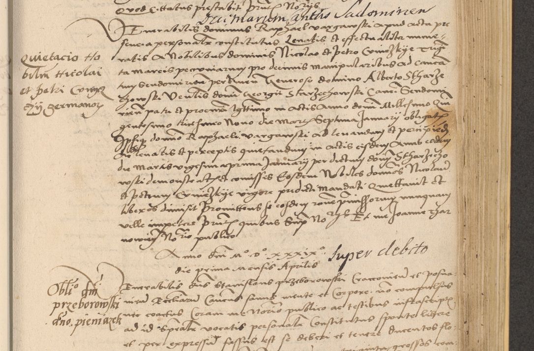 Zdjęcie nr 643 dla obiektu archiwalnego: Acta actorum coram reverendo patre domino Nicolao Bedlenski scholastico vicarioque in spiritualibus gernerali Cracoviensi ad annum Domini millesimum quingentesimum tricesimum septimum, cuius indicio est decima, pontificatus sanctissimi in Christo patris et domini nostri domini Pauli divina providencia papr tercii, anno tercio, feliciter continuantur