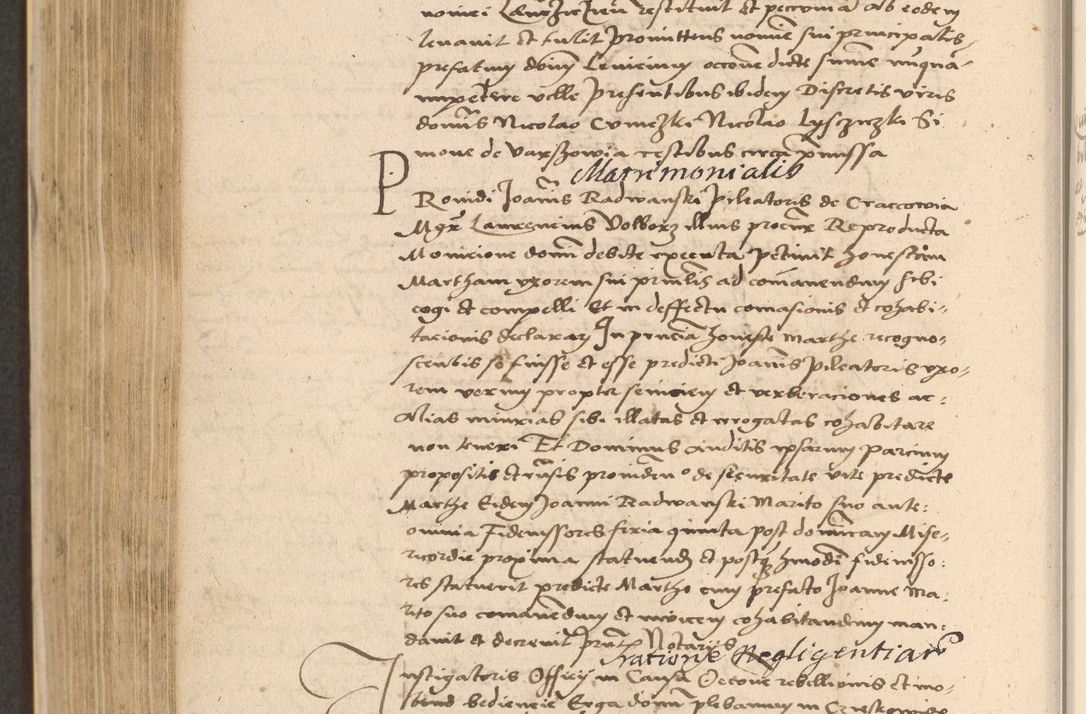 Zdjęcie nr 642 dla obiektu archiwalnego: Acta actorum coram reverendo patre domino Nicolao Bedlenski scholastico vicarioque in spiritualibus gernerali Cracoviensi ad annum Domini millesimum quingentesimum tricesimum septimum, cuius indicio est decima, pontificatus sanctissimi in Christo patris et domini nostri domini Pauli divina providencia papr tercii, anno tercio, feliciter continuantur