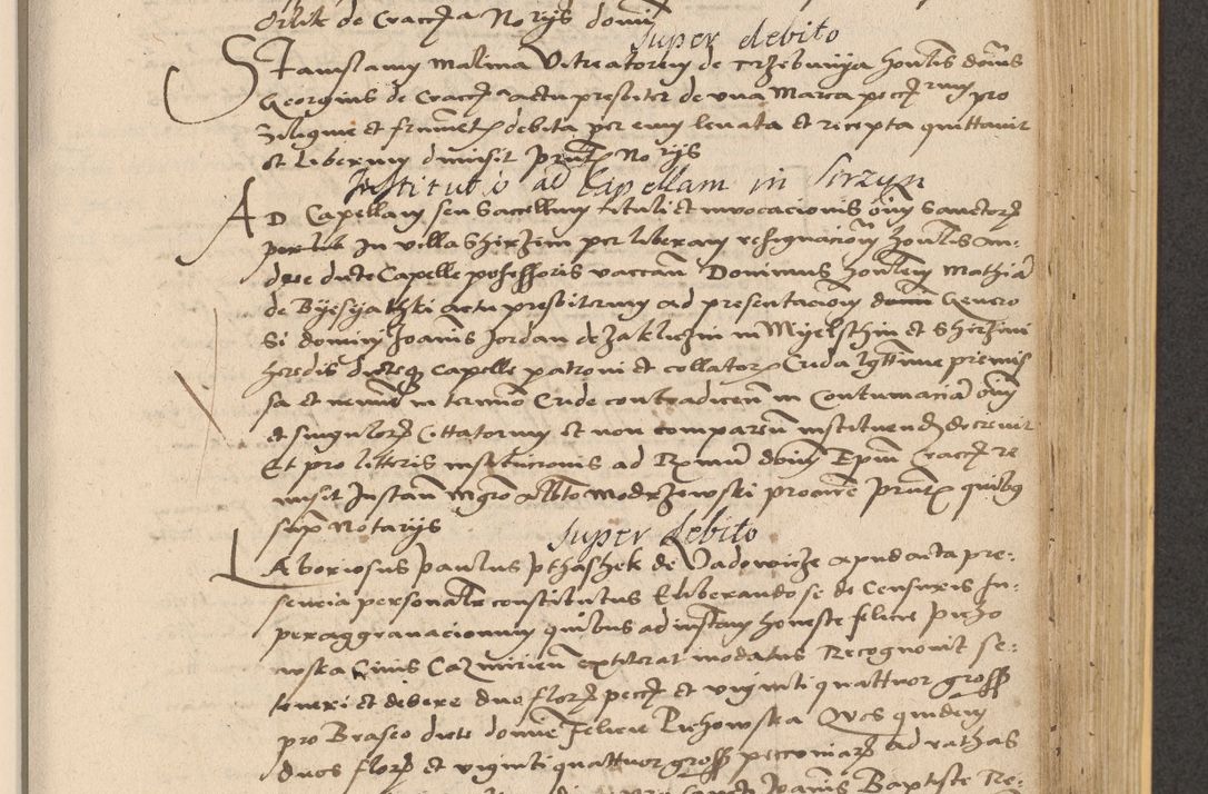 Zdjęcie nr 641 dla obiektu archiwalnego: Acta actorum coram reverendo patre domino Nicolao Bedlenski scholastico vicarioque in spiritualibus gernerali Cracoviensi ad annum Domini millesimum quingentesimum tricesimum septimum, cuius indicio est decima, pontificatus sanctissimi in Christo patris et domini nostri domini Pauli divina providencia papr tercii, anno tercio, feliciter continuantur