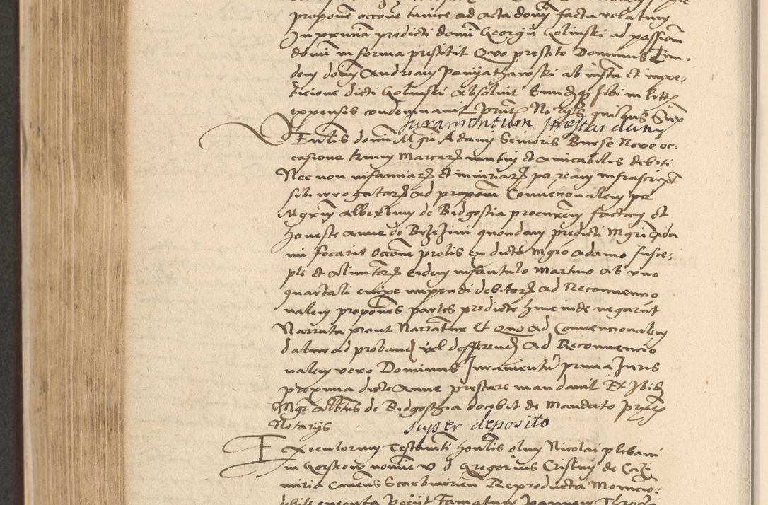 Zdjęcie nr 640 dla obiektu archiwalnego: Acta actorum coram reverendo patre domino Nicolao Bedlenski scholastico vicarioque in spiritualibus gernerali Cracoviensi ad annum Domini millesimum quingentesimum tricesimum septimum, cuius indicio est decima, pontificatus sanctissimi in Christo patris et domini nostri domini Pauli divina providencia papr tercii, anno tercio, feliciter continuantur