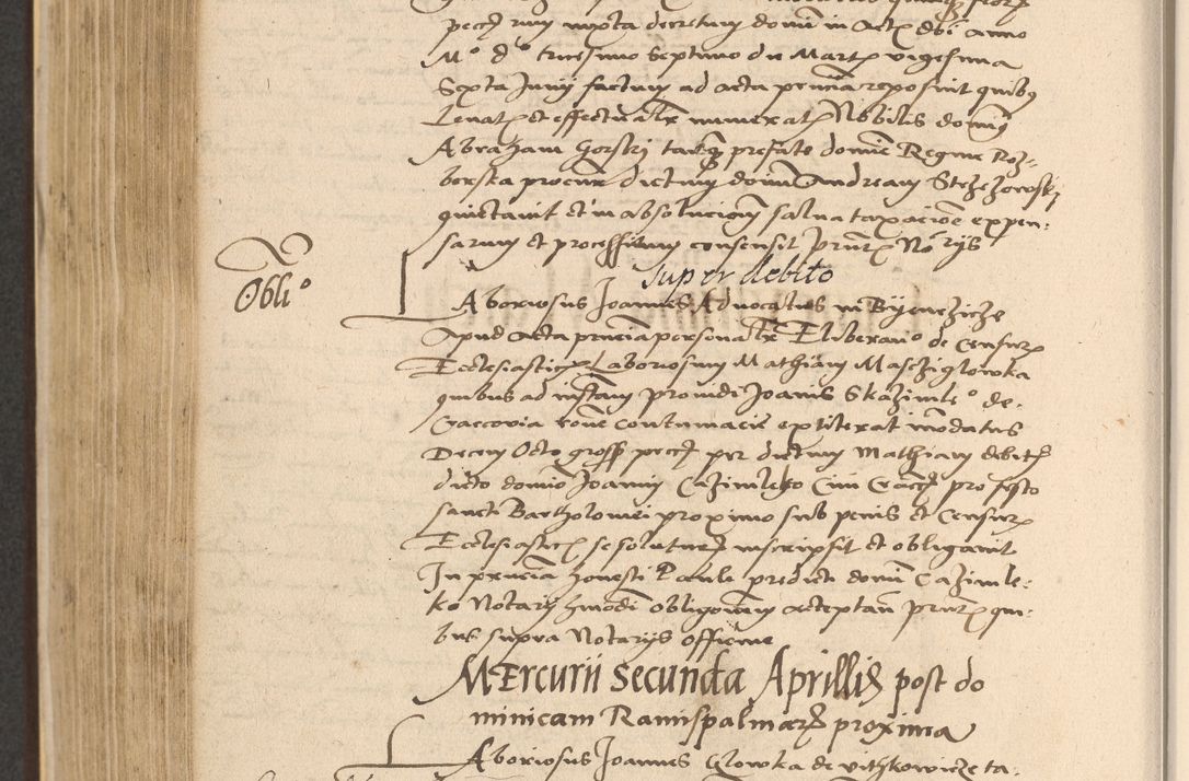 Zdjęcie nr 638 dla obiektu archiwalnego: Acta actorum coram reverendo patre domino Nicolao Bedlenski scholastico vicarioque in spiritualibus gernerali Cracoviensi ad annum Domini millesimum quingentesimum tricesimum septimum, cuius indicio est decima, pontificatus sanctissimi in Christo patris et domini nostri domini Pauli divina providencia papr tercii, anno tercio, feliciter continuantur