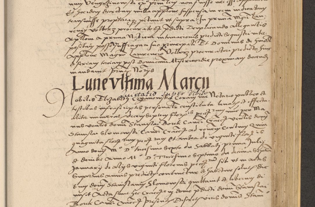 Zdjęcie nr 637 dla obiektu archiwalnego: Acta actorum coram reverendo patre domino Nicolao Bedlenski scholastico vicarioque in spiritualibus gernerali Cracoviensi ad annum Domini millesimum quingentesimum tricesimum septimum, cuius indicio est decima, pontificatus sanctissimi in Christo patris et domini nostri domini Pauli divina providencia papr tercii, anno tercio, feliciter continuantur