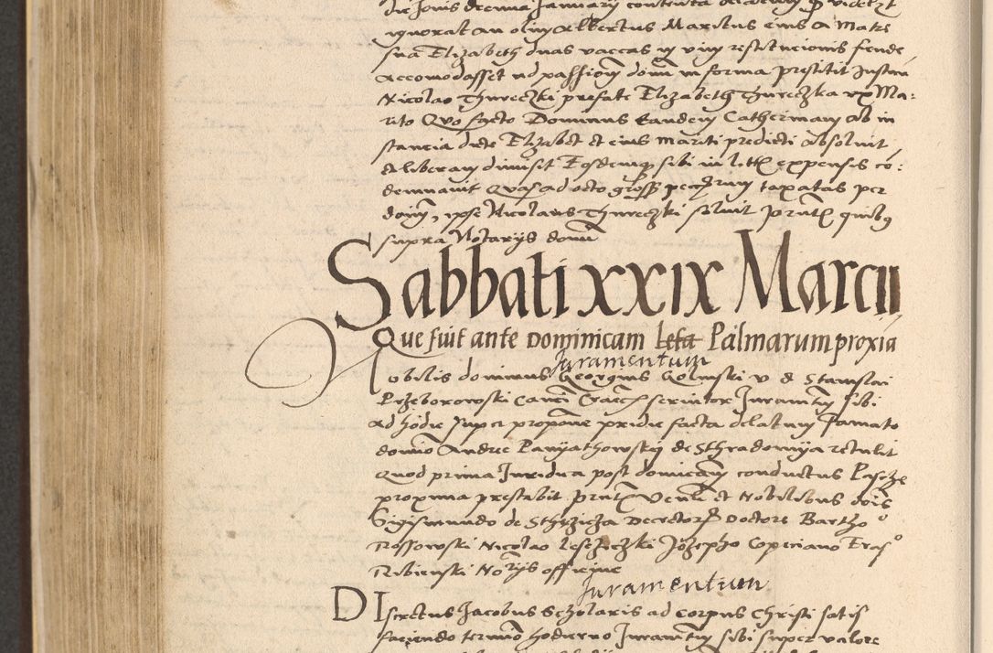 Zdjęcie nr 634 dla obiektu archiwalnego: Acta actorum coram reverendo patre domino Nicolao Bedlenski scholastico vicarioque in spiritualibus gernerali Cracoviensi ad annum Domini millesimum quingentesimum tricesimum septimum, cuius indicio est decima, pontificatus sanctissimi in Christo patris et domini nostri domini Pauli divina providencia papr tercii, anno tercio, feliciter continuantur