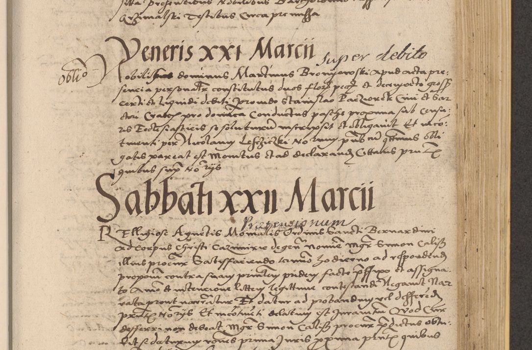 Zdjęcie nr 625 dla obiektu archiwalnego: Acta actorum coram reverendo patre domino Nicolao Bedlenski scholastico vicarioque in spiritualibus gernerali Cracoviensi ad annum Domini millesimum quingentesimum tricesimum septimum, cuius indicio est decima, pontificatus sanctissimi in Christo patris et domini nostri domini Pauli divina providencia papr tercii, anno tercio, feliciter continuantur