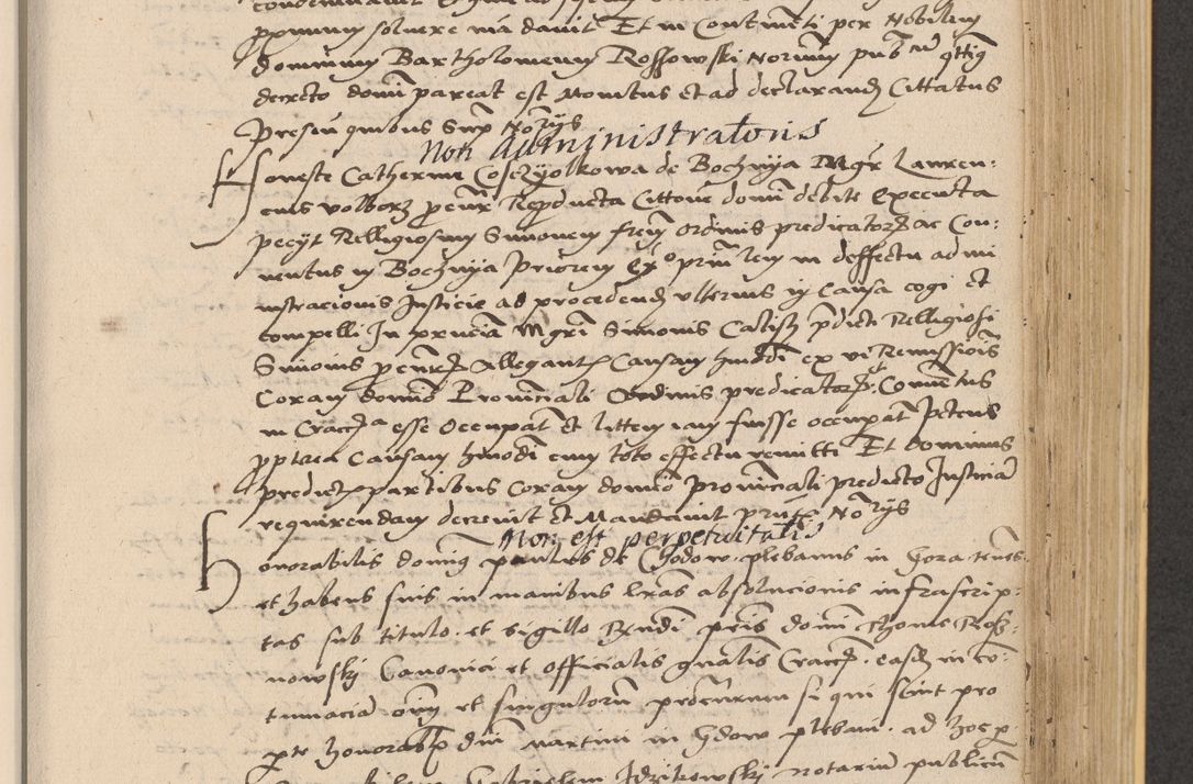 Zdjęcie nr 613 dla obiektu archiwalnego: Acta actorum coram reverendo patre domino Nicolao Bedlenski scholastico vicarioque in spiritualibus gernerali Cracoviensi ad annum Domini millesimum quingentesimum tricesimum septimum, cuius indicio est decima, pontificatus sanctissimi in Christo patris et domini nostri domini Pauli divina providencia papr tercii, anno tercio, feliciter continuantur