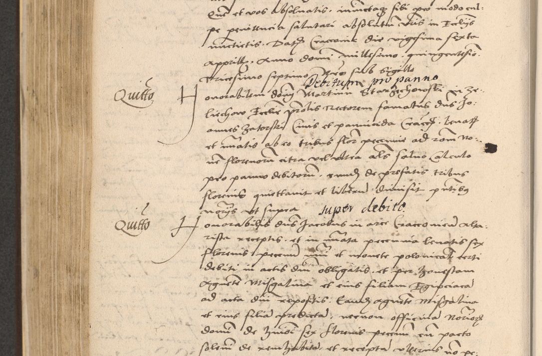 Zdjęcie nr 614 dla obiektu archiwalnego: Acta actorum coram reverendo patre domino Nicolao Bedlenski scholastico vicarioque in spiritualibus gernerali Cracoviensi ad annum Domini millesimum quingentesimum tricesimum septimum, cuius indicio est decima, pontificatus sanctissimi in Christo patris et domini nostri domini Pauli divina providencia papr tercii, anno tercio, feliciter continuantur