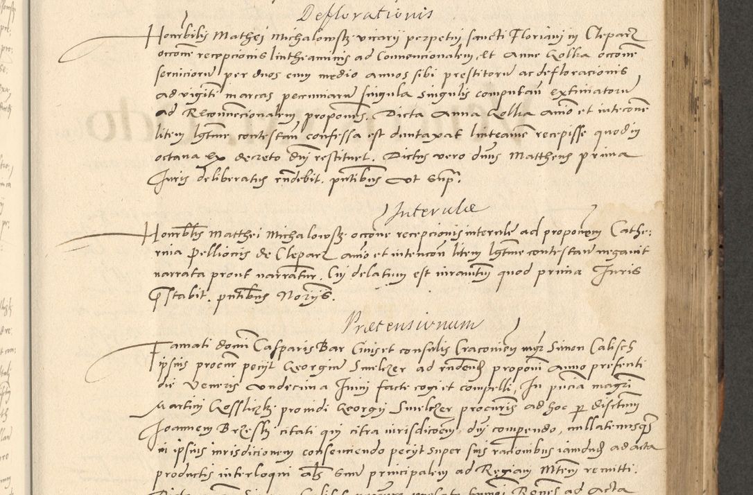 Zdjęcie nr 16 dla obiektu archiwalnego: Acta actorum causarum, sentenciarum et obligationum coram reverendo patre domino Paulo Crassowsky Varschoviensi et Omnium Sanctorum preposito, canonico vicarioque in spiritualibus ex commissione reverendissimi in Christo patris et domini domini Petri Dei gratia episcopi Cracoviensis ac officiali generali Cracoviensi ad annum Domini 1540, cuius indictio est 13, pontificatus sanctissimi in Christo patris et domini nostri domini Pauli divina providencia pape tercii anno sexto a die ac mense infrascriptis feliciter continuantur