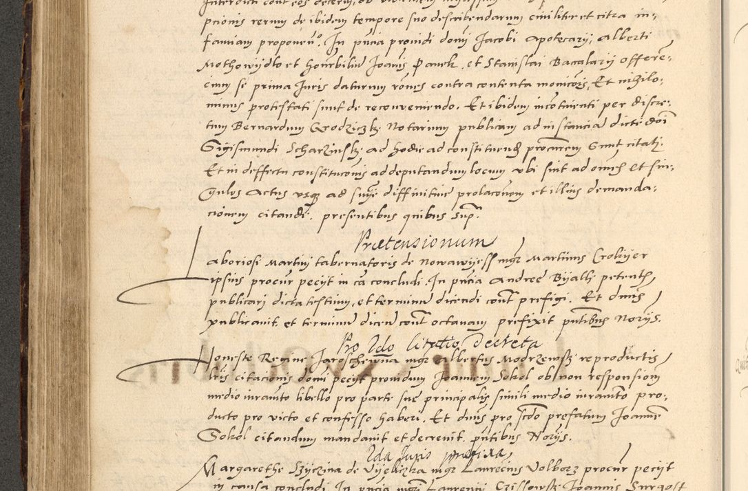 Zdjęcie nr 21 dla obiektu archiwalnego: Acta actorum causarum, sentenciarum et obligationum coram reverendo patre domino Paulo Crassowsky Varschoviensi et Omnium Sanctorum preposito, canonico vicarioque in spiritualibus ex commissione reverendissimi in Christo patris et domini domini Petri Dei gratia episcopi Cracoviensis ac officiali generali Cracoviensi ad annum Domini 1540, cuius indictio est 13, pontificatus sanctissimi in Christo patris et domini nostri domini Pauli divina providencia pape tercii anno sexto a die ac mense infrascriptis feliciter continuantur