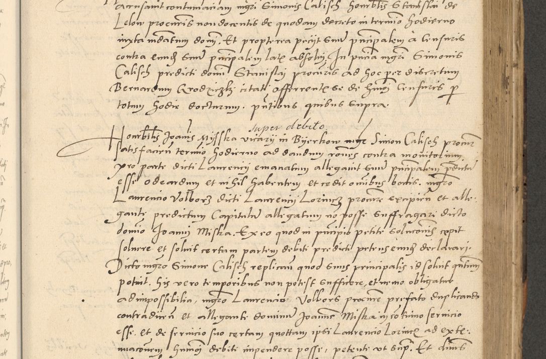 Zdjęcie nr 31 dla obiektu archiwalnego: Acta actorum causarum, sentenciarum et obligationum coram reverendo patre domino Paulo Crassowsky Varschoviensi et Omnium Sanctorum preposito, canonico vicarioque in spiritualibus ex commissione reverendissimi in Christo patris et domini domini Petri Dei gratia episcopi Cracoviensis ac officiali generali Cracoviensi ad annum Domini 1540, cuius indictio est 13, pontificatus sanctissimi in Christo patris et domini nostri domini Pauli divina providencia pape tercii anno sexto a die ac mense infrascriptis feliciter continuantur