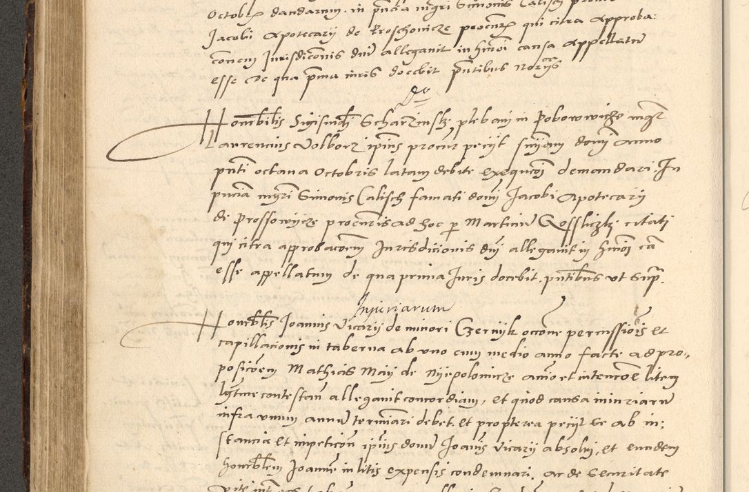 Zdjęcie nr 33 dla obiektu archiwalnego: Acta actorum causarum, sentenciarum et obligationum coram reverendo patre domino Paulo Crassowsky Varschoviensi et Omnium Sanctorum preposito, canonico vicarioque in spiritualibus ex commissione reverendissimi in Christo patris et domini domini Petri Dei gratia episcopi Cracoviensis ac officiali generali Cracoviensi ad annum Domini 1540, cuius indictio est 13, pontificatus sanctissimi in Christo patris et domini nostri domini Pauli divina providencia pape tercii anno sexto a die ac mense infrascriptis feliciter continuantur