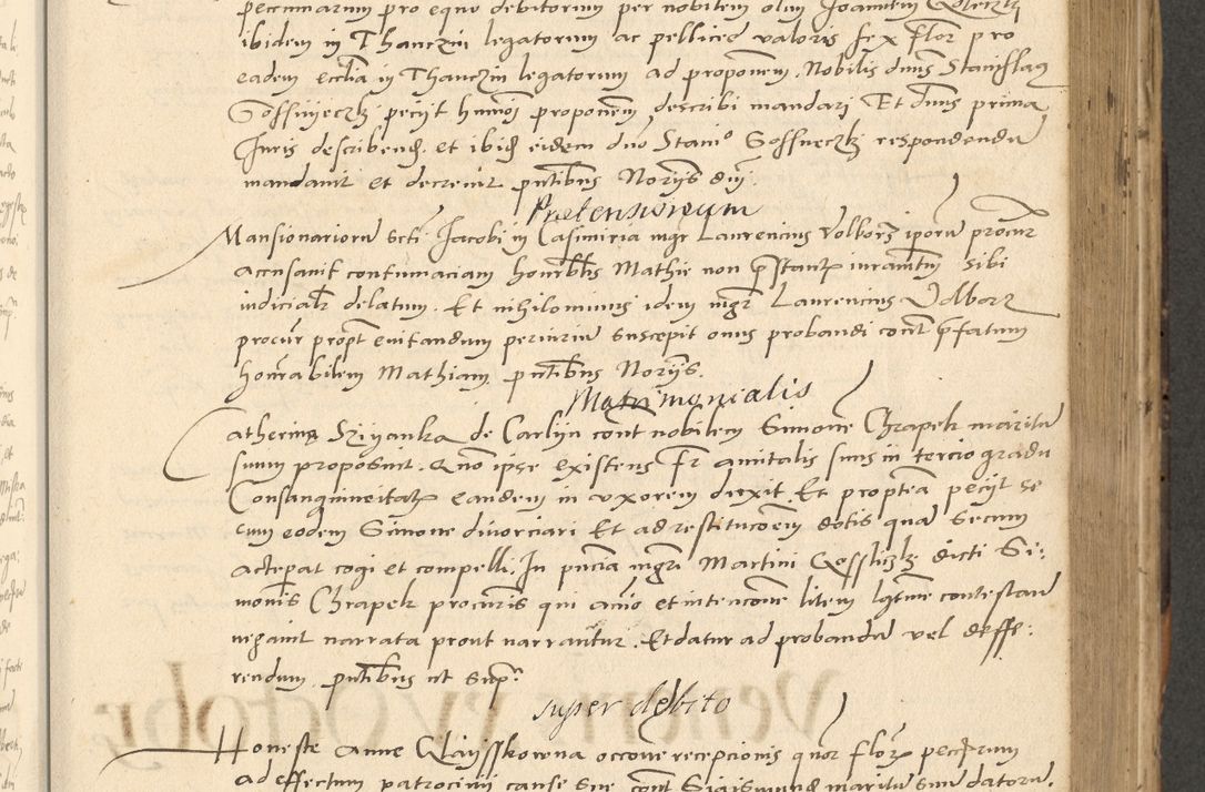 Zdjęcie nr 48 dla obiektu archiwalnego: Acta actorum causarum, sentenciarum et obligationum coram reverendo patre domino Paulo Crassowsky Varschoviensi et Omnium Sanctorum preposito, canonico vicarioque in spiritualibus ex commissione reverendissimi in Christo patris et domini domini Petri Dei gratia episcopi Cracoviensis ac officiali generali Cracoviensi ad annum Domini 1540, cuius indictio est 13, pontificatus sanctissimi in Christo patris et domini nostri domini Pauli divina providencia pape tercii anno sexto a die ac mense infrascriptis feliciter continuantur