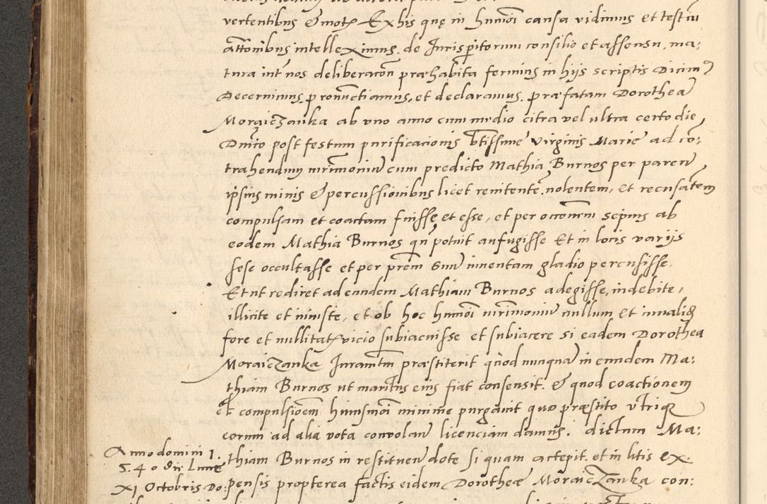 Zdjęcie nr 53 dla obiektu archiwalnego: Acta actorum causarum, sentenciarum et obligationum coram reverendo patre domino Paulo Crassowsky Varschoviensi et Omnium Sanctorum preposito, canonico vicarioque in spiritualibus ex commissione reverendissimi in Christo patris et domini domini Petri Dei gratia episcopi Cracoviensis ac officiali generali Cracoviensi ad annum Domini 1540, cuius indictio est 13, pontificatus sanctissimi in Christo patris et domini nostri domini Pauli divina providencia pape tercii anno sexto a die ac mense infrascriptis feliciter continuantur