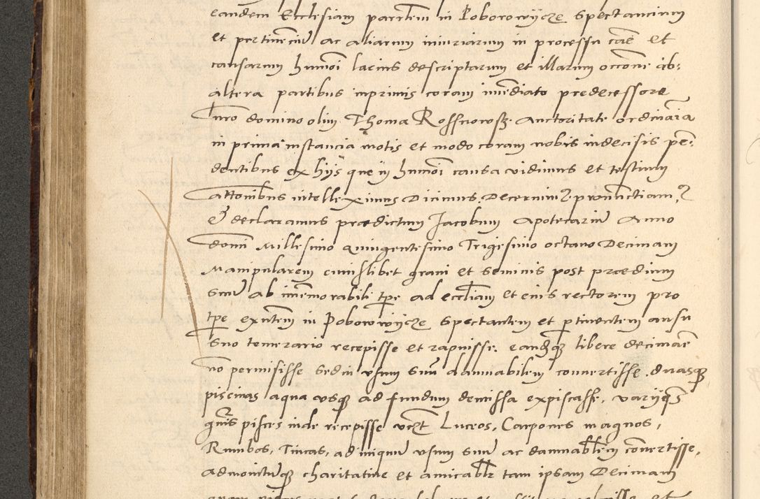 Zdjęcie nr 59 dla obiektu archiwalnego: Acta actorum causarum, sentenciarum et obligationum coram reverendo patre domino Paulo Crassowsky Varschoviensi et Omnium Sanctorum preposito, canonico vicarioque in spiritualibus ex commissione reverendissimi in Christo patris et domini domini Petri Dei gratia episcopi Cracoviensis ac officiali generali Cracoviensi ad annum Domini 1540, cuius indictio est 13, pontificatus sanctissimi in Christo patris et domini nostri domini Pauli divina providencia pape tercii anno sexto a die ac mense infrascriptis feliciter continuantur