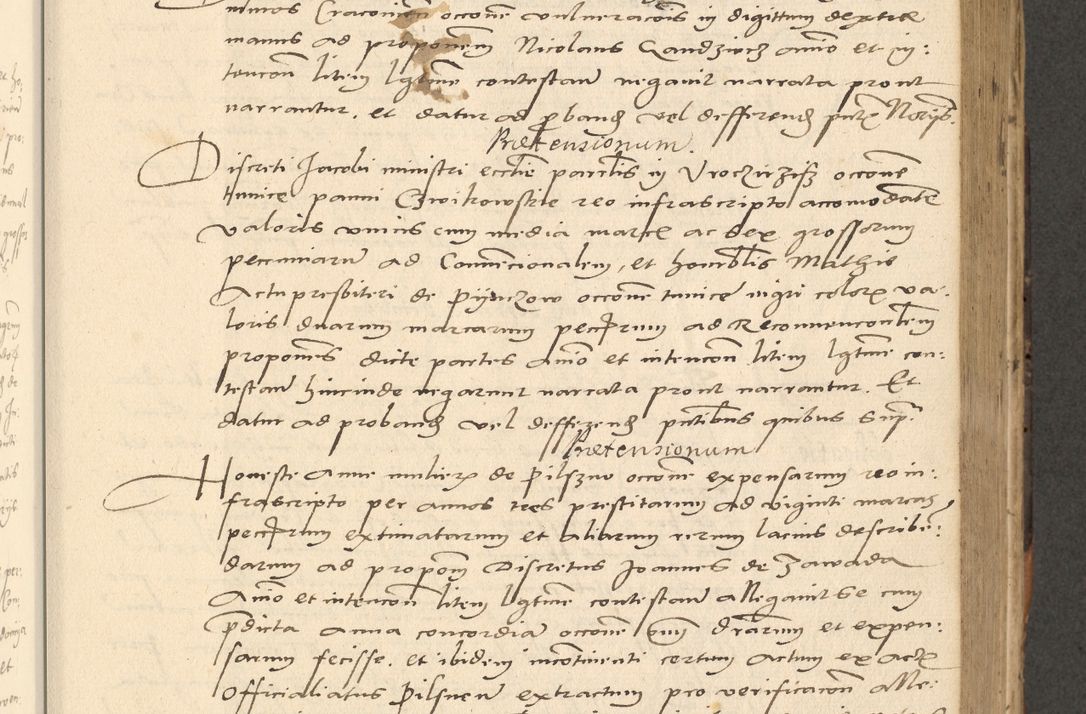 Zdjęcie nr 63 dla obiektu archiwalnego: Acta actorum causarum, sentenciarum et obligationum coram reverendo patre domino Paulo Crassowsky Varschoviensi et Omnium Sanctorum preposito, canonico vicarioque in spiritualibus ex commissione reverendissimi in Christo patris et domini domini Petri Dei gratia episcopi Cracoviensis ac officiali generali Cracoviensi ad annum Domini 1540, cuius indictio est 13, pontificatus sanctissimi in Christo patris et domini nostri domini Pauli divina providencia pape tercii anno sexto a die ac mense infrascriptis feliciter continuantur