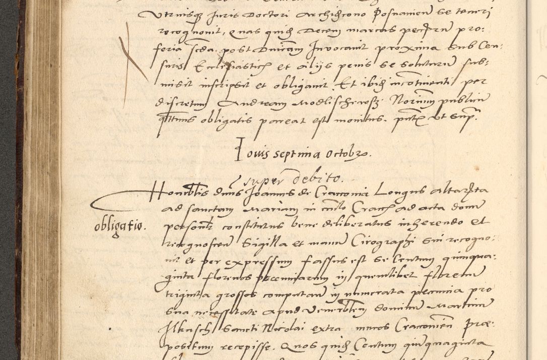 Zdjęcie nr 66 dla obiektu archiwalnego: Acta actorum causarum, sentenciarum et obligationum coram reverendo patre domino Paulo Crassowsky Varschoviensi et Omnium Sanctorum preposito, canonico vicarioque in spiritualibus ex commissione reverendissimi in Christo patris et domini domini Petri Dei gratia episcopi Cracoviensis ac officiali generali Cracoviensi ad annum Domini 1540, cuius indictio est 13, pontificatus sanctissimi in Christo patris et domini nostri domini Pauli divina providencia pape tercii anno sexto a die ac mense infrascriptis feliciter continuantur