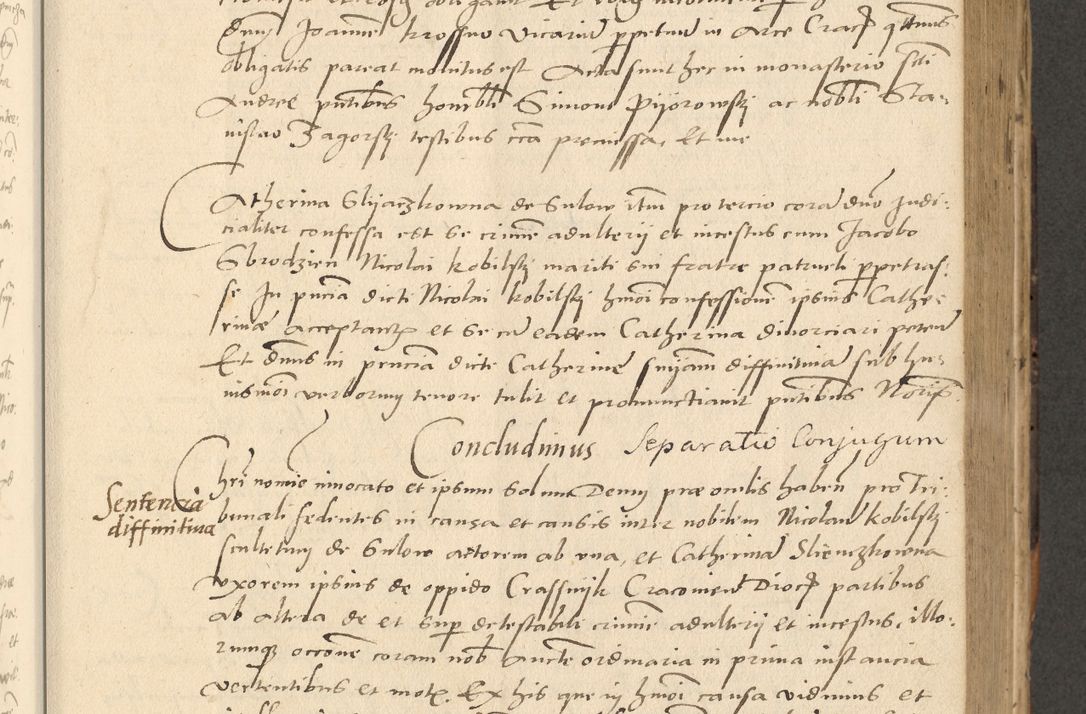 Zdjęcie nr 77 dla obiektu archiwalnego: Acta actorum causarum, sentenciarum et obligationum coram reverendo patre domino Paulo Crassowsky Varschoviensi et Omnium Sanctorum preposito, canonico vicarioque in spiritualibus ex commissione reverendissimi in Christo patris et domini domini Petri Dei gratia episcopi Cracoviensis ac officiali generali Cracoviensi ad annum Domini 1540, cuius indictio est 13, pontificatus sanctissimi in Christo patris et domini nostri domini Pauli divina providencia pape tercii anno sexto a die ac mense infrascriptis feliciter continuantur