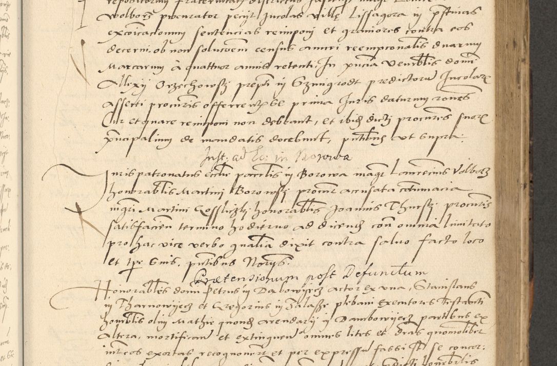 Zdjęcie nr 80 dla obiektu archiwalnego: Acta actorum causarum, sentenciarum et obligationum coram reverendo patre domino Paulo Crassowsky Varschoviensi et Omnium Sanctorum preposito, canonico vicarioque in spiritualibus ex commissione reverendissimi in Christo patris et domini domini Petri Dei gratia episcopi Cracoviensis ac officiali generali Cracoviensi ad annum Domini 1540, cuius indictio est 13, pontificatus sanctissimi in Christo patris et domini nostri domini Pauli divina providencia pape tercii anno sexto a die ac mense infrascriptis feliciter continuantur