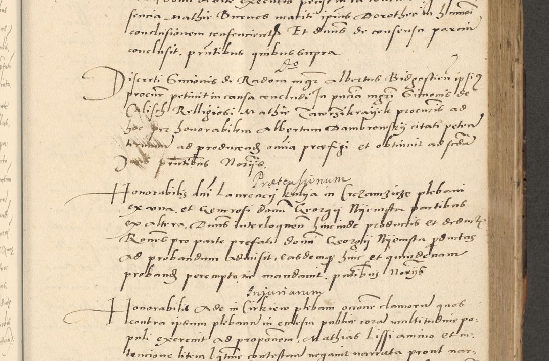 Zdjęcie nr 86 dla obiektu archiwalnego: Acta actorum causarum, sentenciarum et obligationum coram reverendo patre domino Paulo Crassowsky Varschoviensi et Omnium Sanctorum preposito, canonico vicarioque in spiritualibus ex commissione reverendissimi in Christo patris et domini domini Petri Dei gratia episcopi Cracoviensis ac officiali generali Cracoviensi ad annum Domini 1540, cuius indictio est 13, pontificatus sanctissimi in Christo patris et domini nostri domini Pauli divina providencia pape tercii anno sexto a die ac mense infrascriptis feliciter continuantur