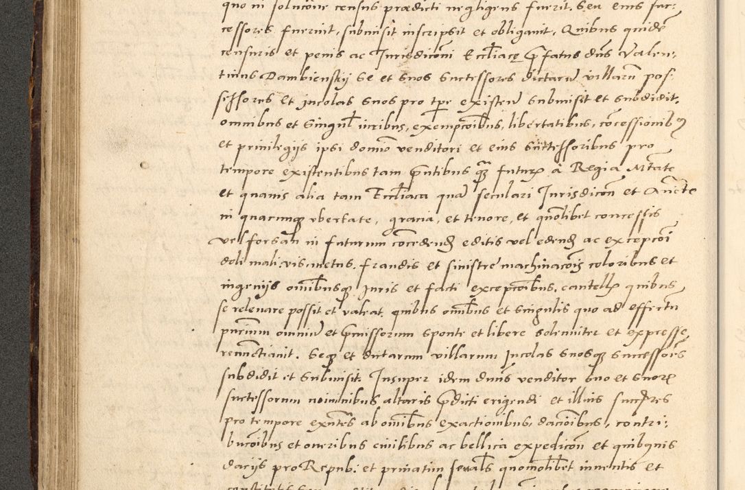 Zdjęcie nr 97 dla obiektu archiwalnego: Acta actorum causarum, sentenciarum et obligationum coram reverendo patre domino Paulo Crassowsky Varschoviensi et Omnium Sanctorum preposito, canonico vicarioque in spiritualibus ex commissione reverendissimi in Christo patris et domini domini Petri Dei gratia episcopi Cracoviensis ac officiali generali Cracoviensi ad annum Domini 1540, cuius indictio est 13, pontificatus sanctissimi in Christo patris et domini nostri domini Pauli divina providencia pape tercii anno sexto a die ac mense infrascriptis feliciter continuantur