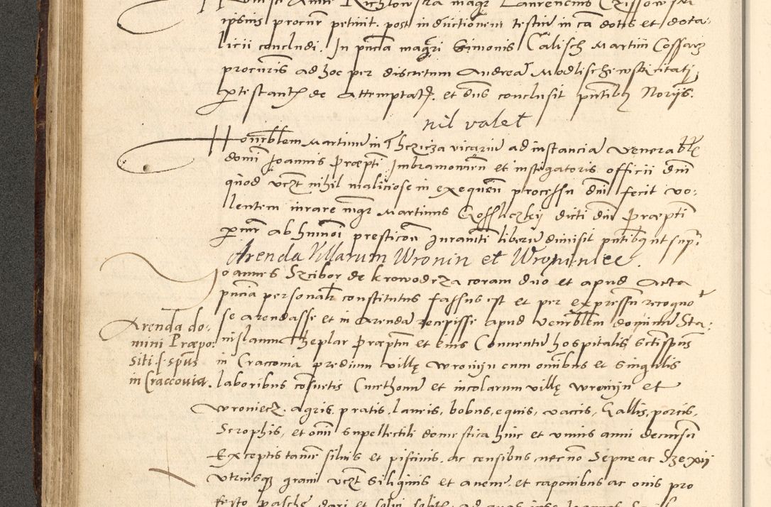 Zdjęcie nr 107 dla obiektu archiwalnego: Acta actorum causarum, sentenciarum et obligationum coram reverendo patre domino Paulo Crassowsky Varschoviensi et Omnium Sanctorum preposito, canonico vicarioque in spiritualibus ex commissione reverendissimi in Christo patris et domini domini Petri Dei gratia episcopi Cracoviensis ac officiali generali Cracoviensi ad annum Domini 1540, cuius indictio est 13, pontificatus sanctissimi in Christo patris et domini nostri domini Pauli divina providencia pape tercii anno sexto a die ac mense infrascriptis feliciter continuantur