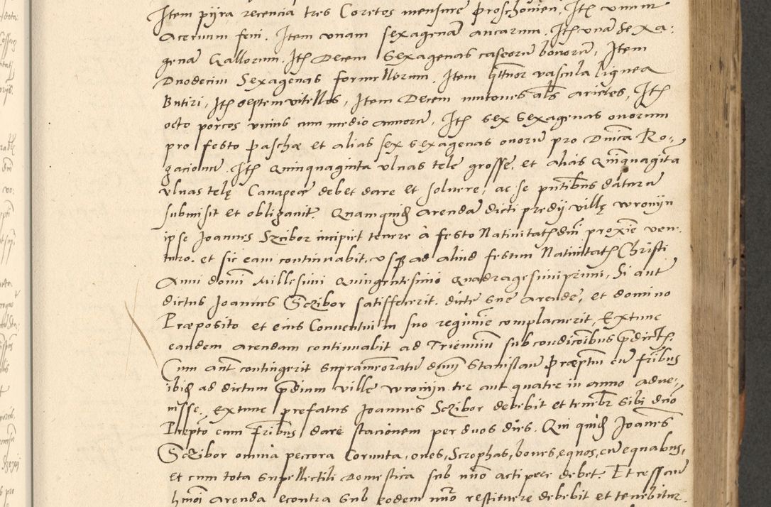 Zdjęcie nr 103 dla obiektu archiwalnego: Acta actorum causarum, sentenciarum et obligationum coram reverendo patre domino Paulo Crassowsky Varschoviensi et Omnium Sanctorum preposito, canonico vicarioque in spiritualibus ex commissione reverendissimi in Christo patris et domini domini Petri Dei gratia episcopi Cracoviensis ac officiali generali Cracoviensi ad annum Domini 1540, cuius indictio est 13, pontificatus sanctissimi in Christo patris et domini nostri domini Pauli divina providencia pape tercii anno sexto a die ac mense infrascriptis feliciter continuantur