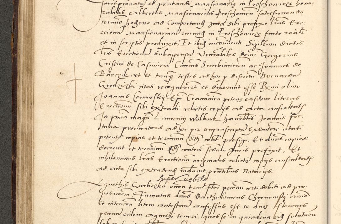 Zdjęcie nr 123 dla obiektu archiwalnego: Acta actorum causarum, sentenciarum et obligationum coram reverendo patre domino Paulo Crassowsky Varschoviensi et Omnium Sanctorum preposito, canonico vicarioque in spiritualibus ex commissione reverendissimi in Christo patris et domini domini Petri Dei gratia episcopi Cracoviensis ac officiali generali Cracoviensi ad annum Domini 1540, cuius indictio est 13, pontificatus sanctissimi in Christo patris et domini nostri domini Pauli divina providencia pape tercii anno sexto a die ac mense infrascriptis feliciter continuantur