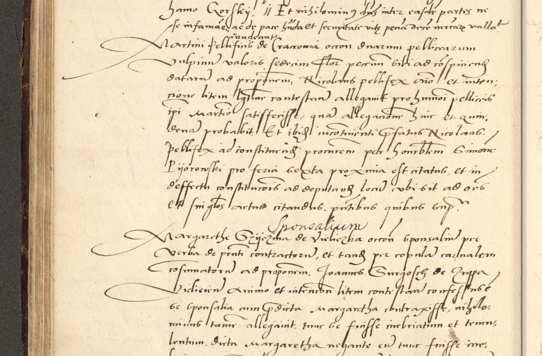 Zdjęcie nr 129 dla obiektu archiwalnego: Acta actorum causarum, sentenciarum et obligationum coram reverendo patre domino Paulo Crassowsky Varschoviensi et Omnium Sanctorum preposito, canonico vicarioque in spiritualibus ex commissione reverendissimi in Christo patris et domini domini Petri Dei gratia episcopi Cracoviensis ac officiali generali Cracoviensi ad annum Domini 1540, cuius indictio est 13, pontificatus sanctissimi in Christo patris et domini nostri domini Pauli divina providencia pape tercii anno sexto a die ac mense infrascriptis feliciter continuantur