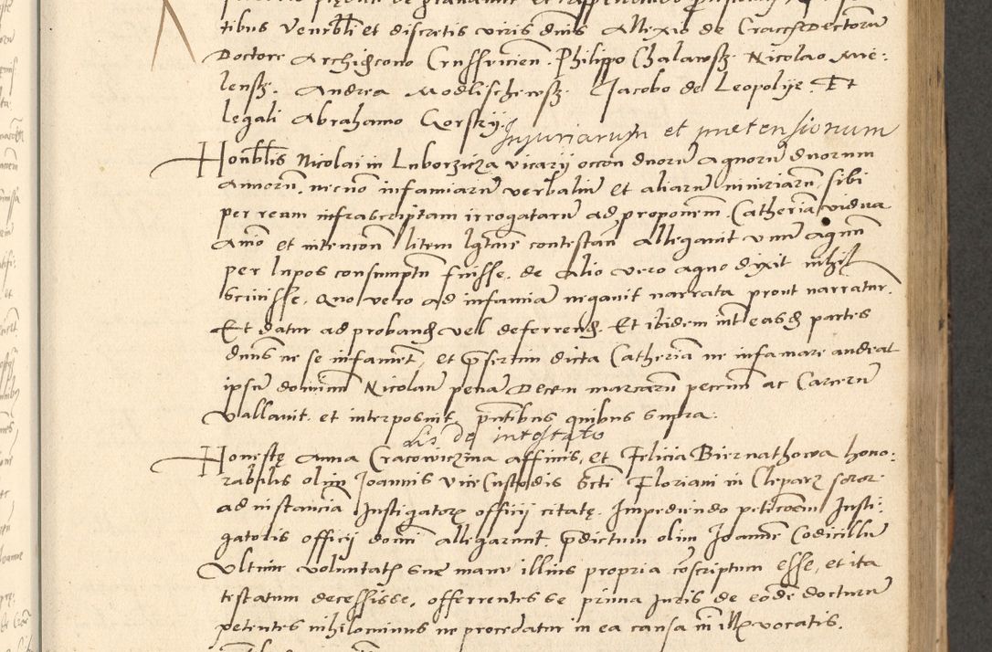 Zdjęcie nr 132 dla obiektu archiwalnego: Acta actorum causarum, sentenciarum et obligationum coram reverendo patre domino Paulo Crassowsky Varschoviensi et Omnium Sanctorum preposito, canonico vicarioque in spiritualibus ex commissione reverendissimi in Christo patris et domini domini Petri Dei gratia episcopi Cracoviensis ac officiali generali Cracoviensi ad annum Domini 1540, cuius indictio est 13, pontificatus sanctissimi in Christo patris et domini nostri domini Pauli divina providencia pape tercii anno sexto a die ac mense infrascriptis feliciter continuantur