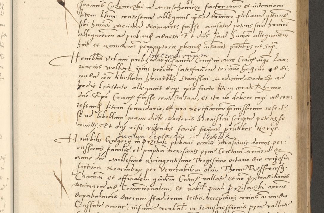 Zdjęcie nr 136 dla obiektu archiwalnego: Acta actorum causarum, sentenciarum et obligationum coram reverendo patre domino Paulo Crassowsky Varschoviensi et Omnium Sanctorum preposito, canonico vicarioque in spiritualibus ex commissione reverendissimi in Christo patris et domini domini Petri Dei gratia episcopi Cracoviensis ac officiali generali Cracoviensi ad annum Domini 1540, cuius indictio est 13, pontificatus sanctissimi in Christo patris et domini nostri domini Pauli divina providencia pape tercii anno sexto a die ac mense infrascriptis feliciter continuantur