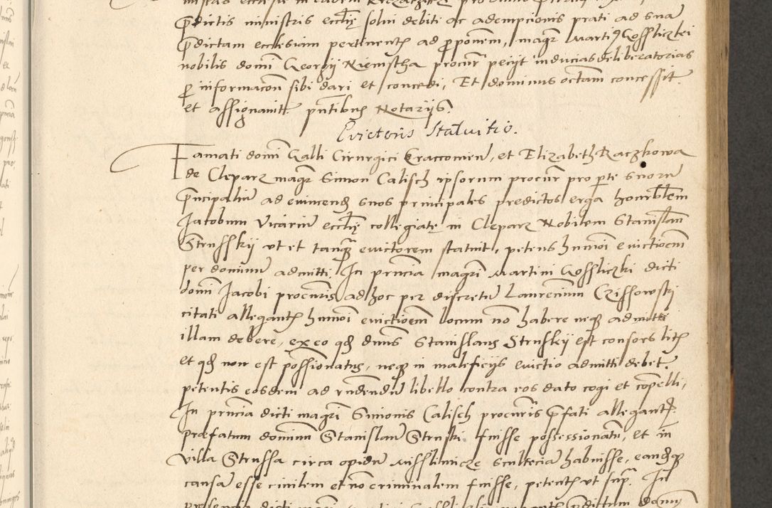 Zdjęcie nr 141 dla obiektu archiwalnego: Acta actorum causarum, sentenciarum et obligationum coram reverendo patre domino Paulo Crassowsky Varschoviensi et Omnium Sanctorum preposito, canonico vicarioque in spiritualibus ex commissione reverendissimi in Christo patris et domini domini Petri Dei gratia episcopi Cracoviensis ac officiali generali Cracoviensi ad annum Domini 1540, cuius indictio est 13, pontificatus sanctissimi in Christo patris et domini nostri domini Pauli divina providencia pape tercii anno sexto a die ac mense infrascriptis feliciter continuantur
