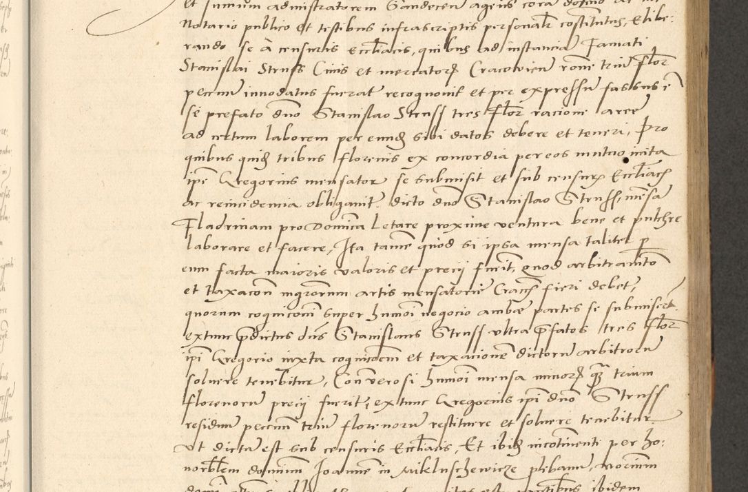 Zdjęcie nr 146 dla obiektu archiwalnego: Acta actorum causarum, sentenciarum et obligationum coram reverendo patre domino Paulo Crassowsky Varschoviensi et Omnium Sanctorum preposito, canonico vicarioque in spiritualibus ex commissione reverendissimi in Christo patris et domini domini Petri Dei gratia episcopi Cracoviensis ac officiali generali Cracoviensi ad annum Domini 1540, cuius indictio est 13, pontificatus sanctissimi in Christo patris et domini nostri domini Pauli divina providencia pape tercii anno sexto a die ac mense infrascriptis feliciter continuantur