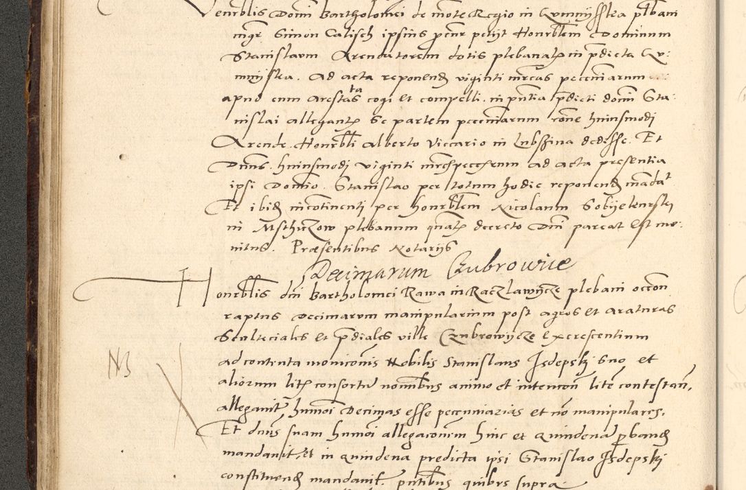 Zdjęcie nr 160 dla obiektu archiwalnego: Acta actorum causarum, sentenciarum et obligationum coram reverendo patre domino Paulo Crassowsky Varschoviensi et Omnium Sanctorum preposito, canonico vicarioque in spiritualibus ex commissione reverendissimi in Christo patris et domini domini Petri Dei gratia episcopi Cracoviensis ac officiali generali Cracoviensi ad annum Domini 1540, cuius indictio est 13, pontificatus sanctissimi in Christo patris et domini nostri domini Pauli divina providencia pape tercii anno sexto a die ac mense infrascriptis feliciter continuantur