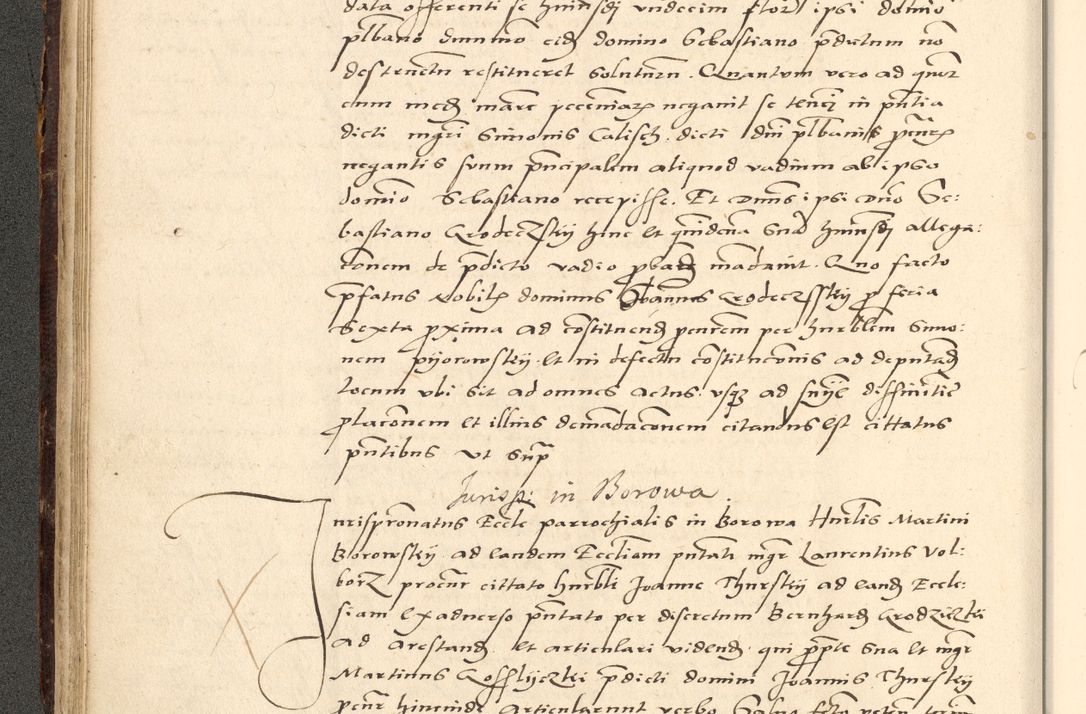Zdjęcie nr 161 dla obiektu archiwalnego: Acta actorum causarum, sentenciarum et obligationum coram reverendo patre domino Paulo Crassowsky Varschoviensi et Omnium Sanctorum preposito, canonico vicarioque in spiritualibus ex commissione reverendissimi in Christo patris et domini domini Petri Dei gratia episcopi Cracoviensis ac officiali generali Cracoviensi ad annum Domini 1540, cuius indictio est 13, pontificatus sanctissimi in Christo patris et domini nostri domini Pauli divina providencia pape tercii anno sexto a die ac mense infrascriptis feliciter continuantur