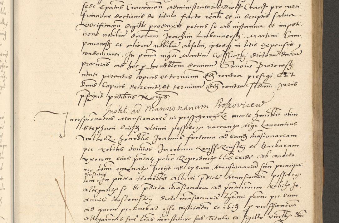 Zdjęcie nr 162 dla obiektu archiwalnego: Acta actorum causarum, sentenciarum et obligationum coram reverendo patre domino Paulo Crassowsky Varschoviensi et Omnium Sanctorum preposito, canonico vicarioque in spiritualibus ex commissione reverendissimi in Christo patris et domini domini Petri Dei gratia episcopi Cracoviensis ac officiali generali Cracoviensi ad annum Domini 1540, cuius indictio est 13, pontificatus sanctissimi in Christo patris et domini nostri domini Pauli divina providencia pape tercii anno sexto a die ac mense infrascriptis feliciter continuantur