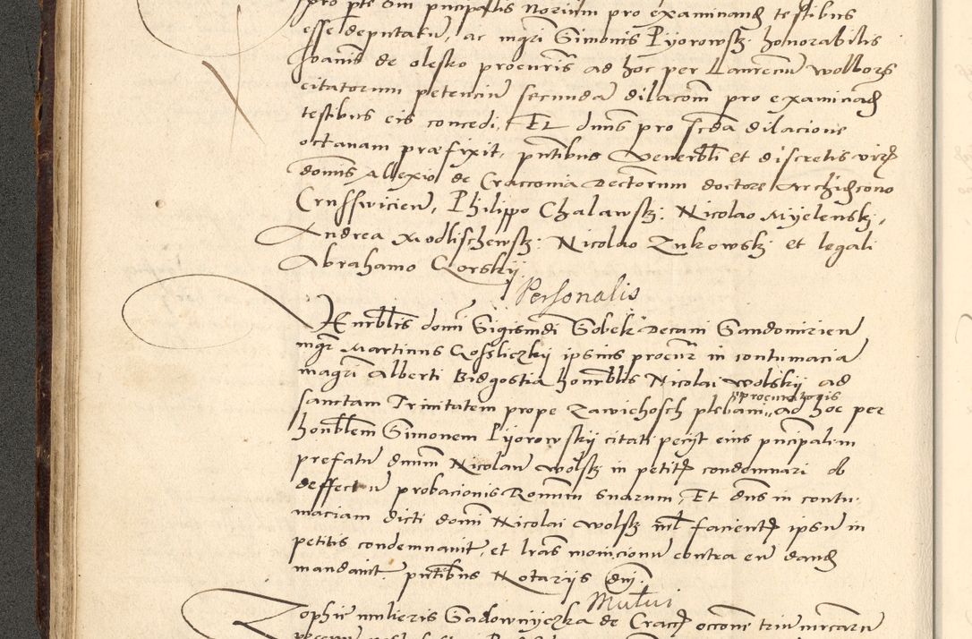 Zdjęcie nr 163 dla obiektu archiwalnego: Acta actorum causarum, sentenciarum et obligationum coram reverendo patre domino Paulo Crassowsky Varschoviensi et Omnium Sanctorum preposito, canonico vicarioque in spiritualibus ex commissione reverendissimi in Christo patris et domini domini Petri Dei gratia episcopi Cracoviensis ac officiali generali Cracoviensi ad annum Domini 1540, cuius indictio est 13, pontificatus sanctissimi in Christo patris et domini nostri domini Pauli divina providencia pape tercii anno sexto a die ac mense infrascriptis feliciter continuantur