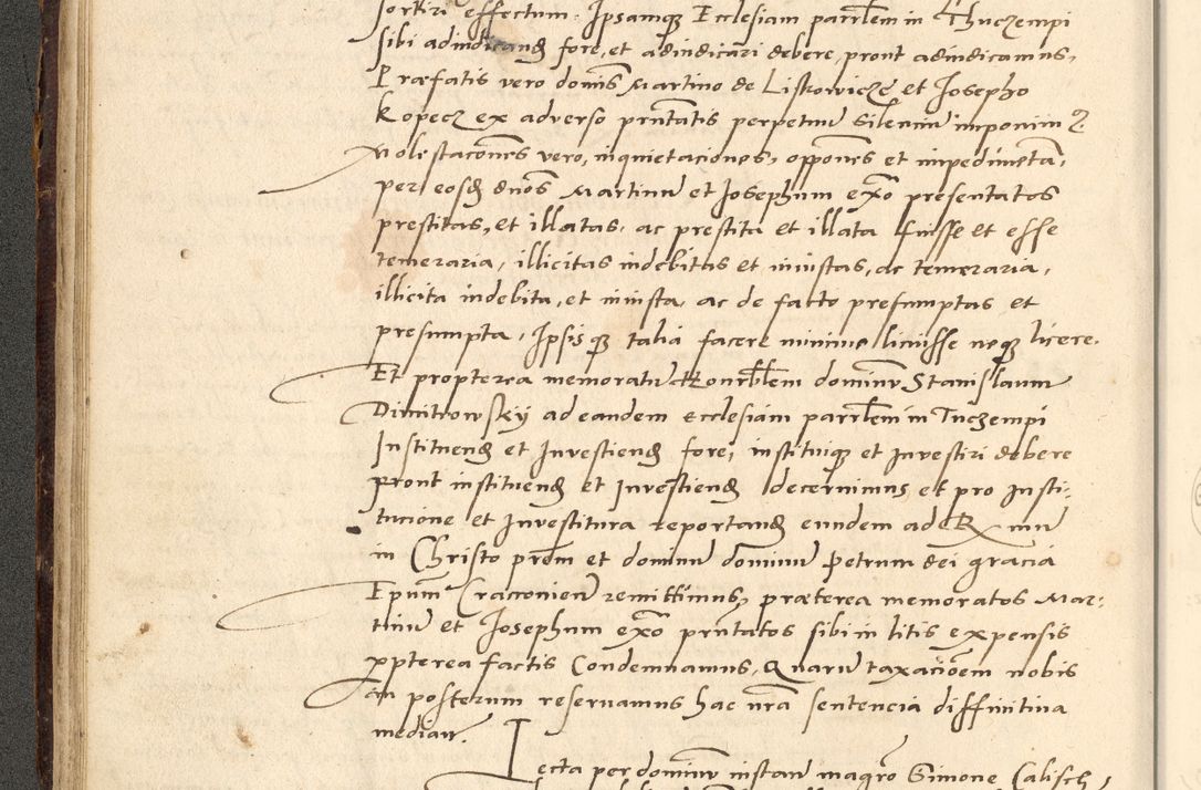 Zdjęcie nr 167 dla obiektu archiwalnego: Acta actorum causarum, sentenciarum et obligationum coram reverendo patre domino Paulo Crassowsky Varschoviensi et Omnium Sanctorum preposito, canonico vicarioque in spiritualibus ex commissione reverendissimi in Christo patris et domini domini Petri Dei gratia episcopi Cracoviensis ac officiali generali Cracoviensi ad annum Domini 1540, cuius indictio est 13, pontificatus sanctissimi in Christo patris et domini nostri domini Pauli divina providencia pape tercii anno sexto a die ac mense infrascriptis feliciter continuantur