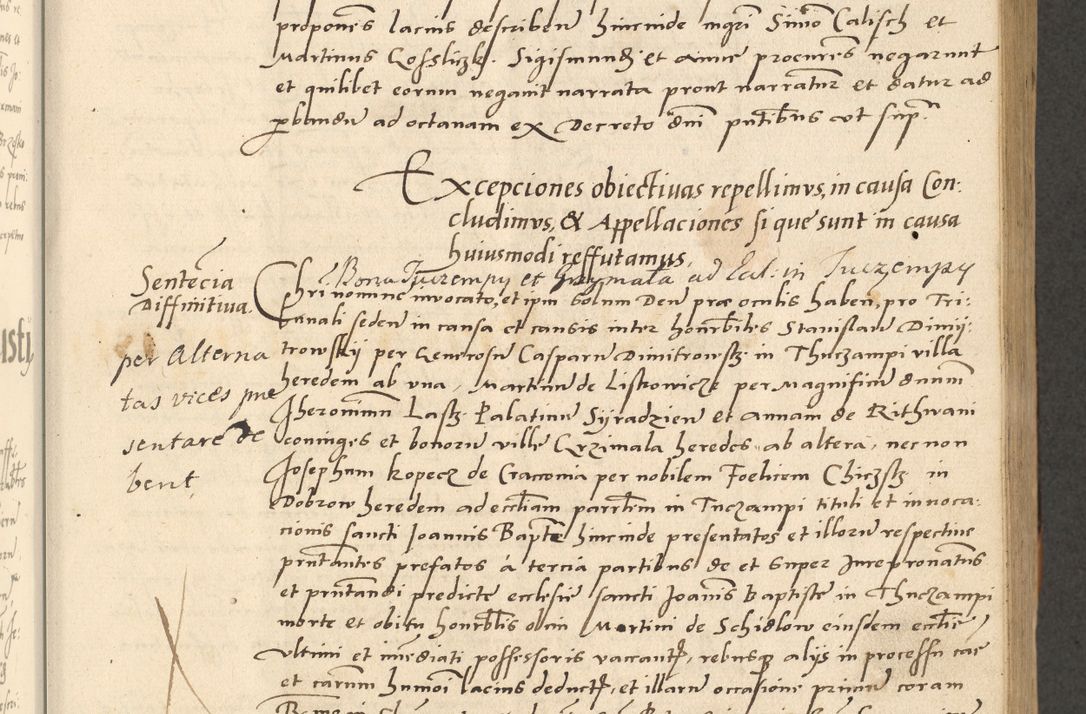 Zdjęcie nr 168 dla obiektu archiwalnego: Acta actorum causarum, sentenciarum et obligationum coram reverendo patre domino Paulo Crassowsky Varschoviensi et Omnium Sanctorum preposito, canonico vicarioque in spiritualibus ex commissione reverendissimi in Christo patris et domini domini Petri Dei gratia episcopi Cracoviensis ac officiali generali Cracoviensi ad annum Domini 1540, cuius indictio est 13, pontificatus sanctissimi in Christo patris et domini nostri domini Pauli divina providencia pape tercii anno sexto a die ac mense infrascriptis feliciter continuantur