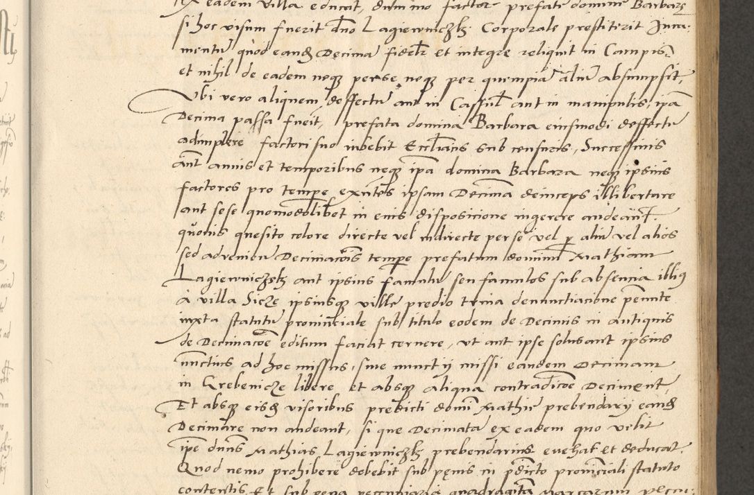 Zdjęcie nr 171 dla obiektu archiwalnego: Acta actorum causarum, sentenciarum et obligationum coram reverendo patre domino Paulo Crassowsky Varschoviensi et Omnium Sanctorum preposito, canonico vicarioque in spiritualibus ex commissione reverendissimi in Christo patris et domini domini Petri Dei gratia episcopi Cracoviensis ac officiali generali Cracoviensi ad annum Domini 1540, cuius indictio est 13, pontificatus sanctissimi in Christo patris et domini nostri domini Pauli divina providencia pape tercii anno sexto a die ac mense infrascriptis feliciter continuantur
