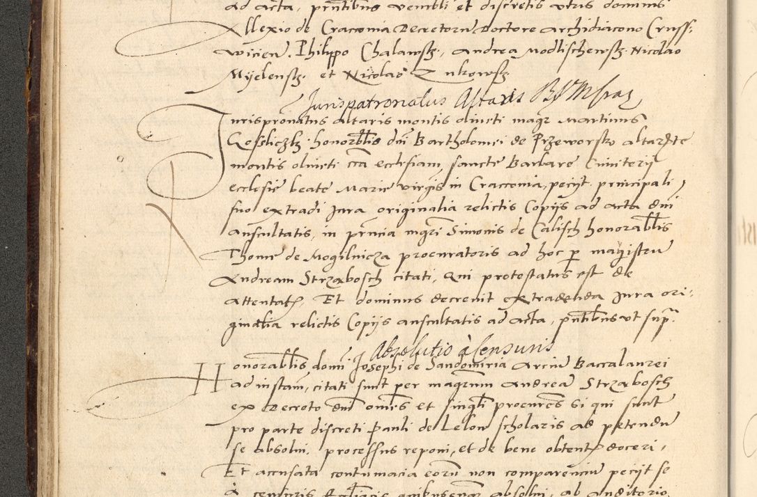 Zdjęcie nr 173 dla obiektu archiwalnego: Acta actorum causarum, sentenciarum et obligationum coram reverendo patre domino Paulo Crassowsky Varschoviensi et Omnium Sanctorum preposito, canonico vicarioque in spiritualibus ex commissione reverendissimi in Christo patris et domini domini Petri Dei gratia episcopi Cracoviensis ac officiali generali Cracoviensi ad annum Domini 1540, cuius indictio est 13, pontificatus sanctissimi in Christo patris et domini nostri domini Pauli divina providencia pape tercii anno sexto a die ac mense infrascriptis feliciter continuantur