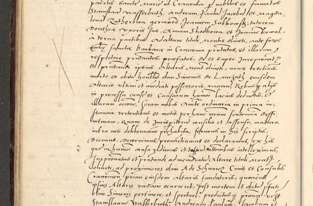 Zdjęcie nr 175 dla obiektu archiwalnego: Acta actorum causarum, sentenciarum et obligationum coram reverendo patre domino Paulo Crassowsky Varschoviensi et Omnium Sanctorum preposito, canonico vicarioque in spiritualibus ex commissione reverendissimi in Christo patris et domini domini Petri Dei gratia episcopi Cracoviensis ac officiali generali Cracoviensi ad annum Domini 1540, cuius indictio est 13, pontificatus sanctissimi in Christo patris et domini nostri domini Pauli divina providencia pape tercii anno sexto a die ac mense infrascriptis feliciter continuantur