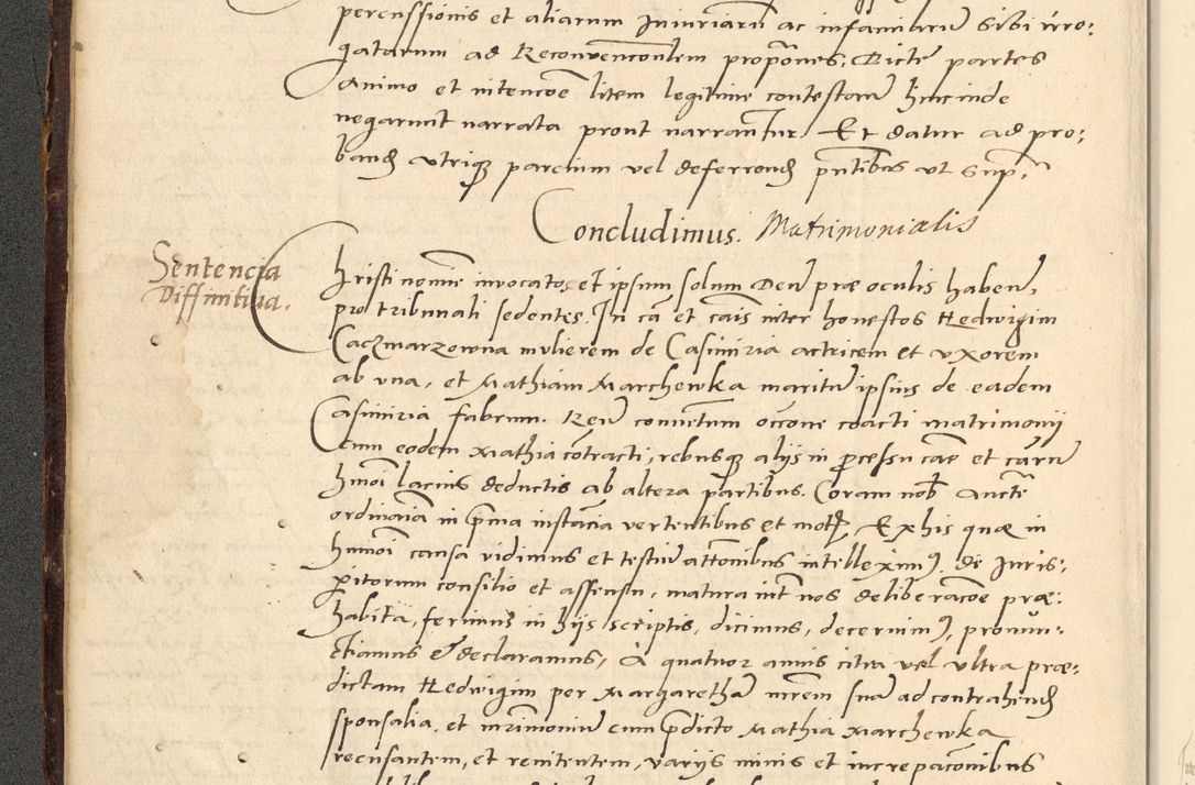 Zdjęcie nr 190 dla obiektu archiwalnego: Acta actorum causarum, sentenciarum et obligationum coram reverendo patre domino Paulo Crassowsky Varschoviensi et Omnium Sanctorum preposito, canonico vicarioque in spiritualibus ex commissione reverendissimi in Christo patris et domini domini Petri Dei gratia episcopi Cracoviensis ac officiali generali Cracoviensi ad annum Domini 1540, cuius indictio est 13, pontificatus sanctissimi in Christo patris et domini nostri domini Pauli divina providencia pape tercii anno sexto a die ac mense infrascriptis feliciter continuantur