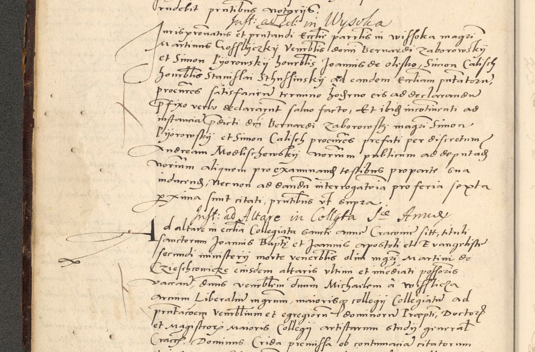 Zdjęcie nr 199 dla obiektu archiwalnego: Acta actorum causarum, sentenciarum et obligationum coram reverendo patre domino Paulo Crassowsky Varschoviensi et Omnium Sanctorum preposito, canonico vicarioque in spiritualibus ex commissione reverendissimi in Christo patris et domini domini Petri Dei gratia episcopi Cracoviensis ac officiali generali Cracoviensi ad annum Domini 1540, cuius indictio est 13, pontificatus sanctissimi in Christo patris et domini nostri domini Pauli divina providencia pape tercii anno sexto a die ac mense infrascriptis feliciter continuantur