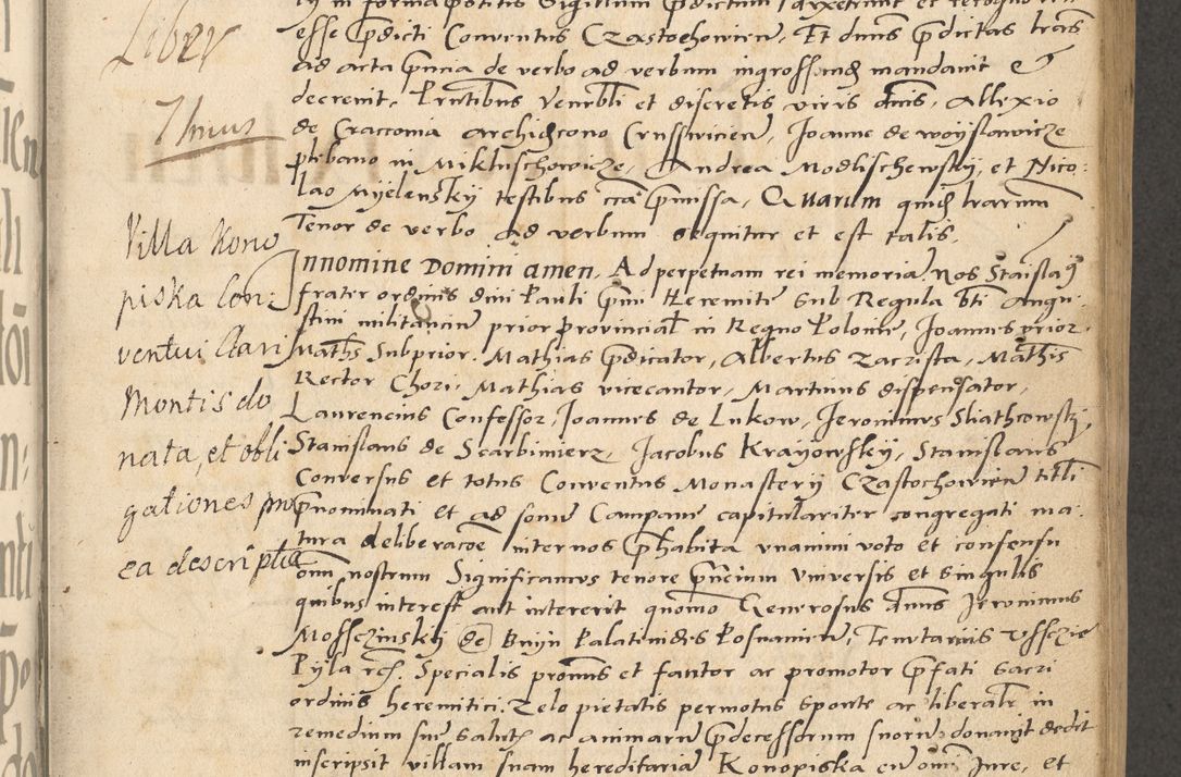 Zdjęcie nr 204 dla obiektu archiwalnego: Acta actorum causarum, sentenciarum et obligationum coram reverendo patre domino Paulo Crassowsky Varschoviensi et Omnium Sanctorum preposito, canonico vicarioque in spiritualibus ex commissione reverendissimi in Christo patris et domini domini Petri Dei gratia episcopi Cracoviensis ac officiali generali Cracoviensi ad annum Domini 1540, cuius indictio est 13, pontificatus sanctissimi in Christo patris et domini nostri domini Pauli divina providencia pape tercii anno sexto a die ac mense infrascriptis feliciter continuantur