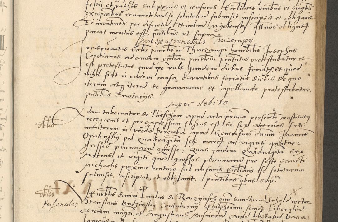 Zdjęcie nr 203 dla obiektu archiwalnego: Acta actorum causarum, sentenciarum et obligationum coram reverendo patre domino Paulo Crassowsky Varschoviensi et Omnium Sanctorum preposito, canonico vicarioque in spiritualibus ex commissione reverendissimi in Christo patris et domini domini Petri Dei gratia episcopi Cracoviensis ac officiali generali Cracoviensi ad annum Domini 1540, cuius indictio est 13, pontificatus sanctissimi in Christo patris et domini nostri domini Pauli divina providencia pape tercii anno sexto a die ac mense infrascriptis feliciter continuantur