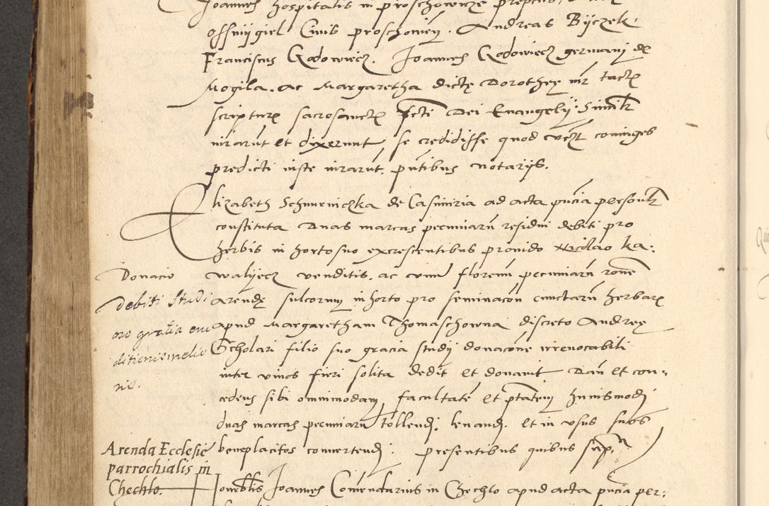 Zdjęcie nr 213 dla obiektu archiwalnego: Acta actorum causarum, sentenciarum et obligationum coram reverendo patre domino Paulo Crassowsky Varschoviensi et Omnium Sanctorum preposito, canonico vicarioque in spiritualibus ex commissione reverendissimi in Christo patris et domini domini Petri Dei gratia episcopi Cracoviensis ac officiali generali Cracoviensi ad annum Domini 1540, cuius indictio est 13, pontificatus sanctissimi in Christo patris et domini nostri domini Pauli divina providencia pape tercii anno sexto a die ac mense infrascriptis feliciter continuantur