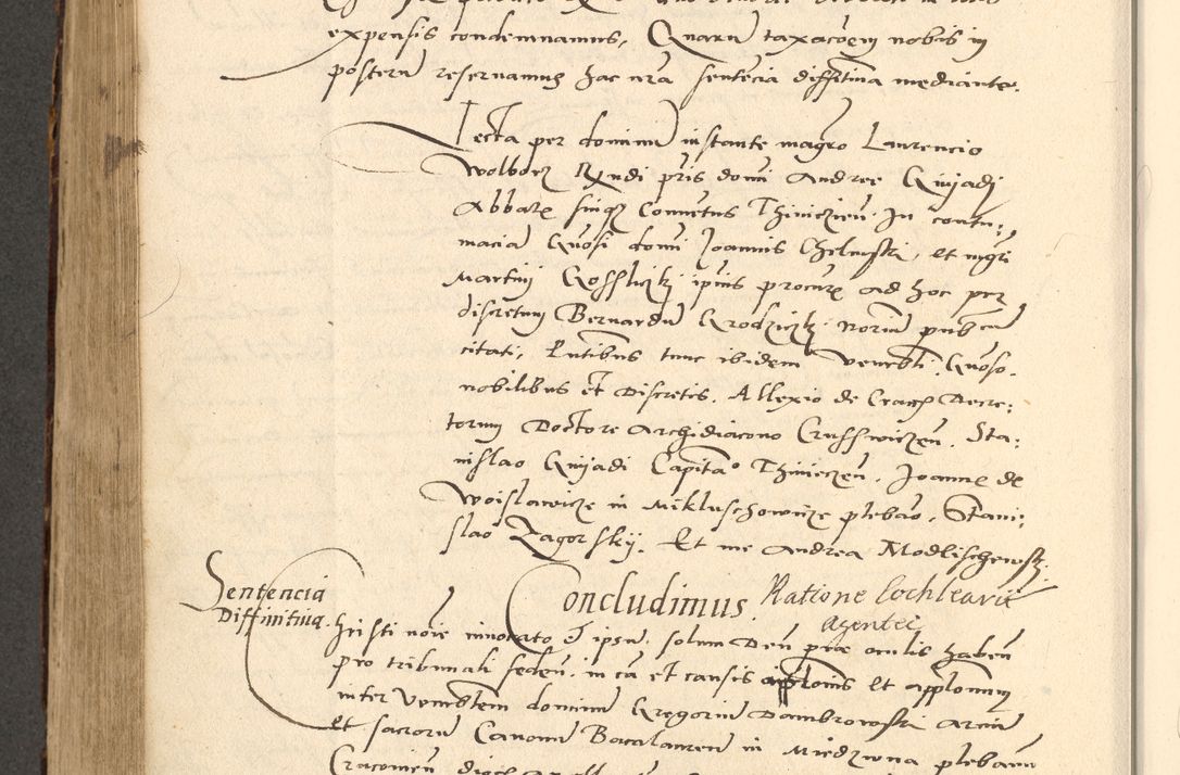 Zdjęcie nr 222 dla obiektu archiwalnego: Acta actorum causarum, sentenciarum et obligationum coram reverendo patre domino Paulo Crassowsky Varschoviensi et Omnium Sanctorum preposito, canonico vicarioque in spiritualibus ex commissione reverendissimi in Christo patris et domini domini Petri Dei gratia episcopi Cracoviensis ac officiali generali Cracoviensi ad annum Domini 1540, cuius indictio est 13, pontificatus sanctissimi in Christo patris et domini nostri domini Pauli divina providencia pape tercii anno sexto a die ac mense infrascriptis feliciter continuantur