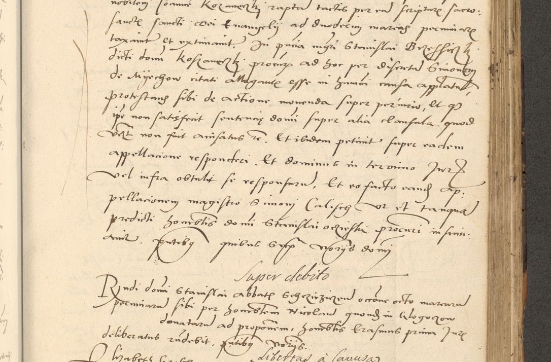 Zdjęcie nr 225 dla obiektu archiwalnego: Acta actorum causarum, sentenciarum et obligationum coram reverendo patre domino Paulo Crassowsky Varschoviensi et Omnium Sanctorum preposito, canonico vicarioque in spiritualibus ex commissione reverendissimi in Christo patris et domini domini Petri Dei gratia episcopi Cracoviensis ac officiali generali Cracoviensi ad annum Domini 1540, cuius indictio est 13, pontificatus sanctissimi in Christo patris et domini nostri domini Pauli divina providencia pape tercii anno sexto a die ac mense infrascriptis feliciter continuantur