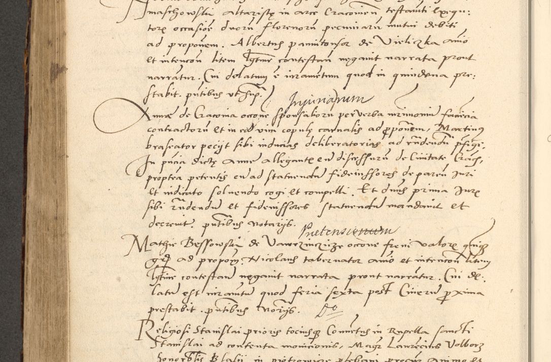 Zdjęcie nr 230 dla obiektu archiwalnego: Acta actorum causarum, sentenciarum et obligationum coram reverendo patre domino Paulo Crassowsky Varschoviensi et Omnium Sanctorum preposito, canonico vicarioque in spiritualibus ex commissione reverendissimi in Christo patris et domini domini Petri Dei gratia episcopi Cracoviensis ac officiali generali Cracoviensi ad annum Domini 1540, cuius indictio est 13, pontificatus sanctissimi in Christo patris et domini nostri domini Pauli divina providencia pape tercii anno sexto a die ac mense infrascriptis feliciter continuantur