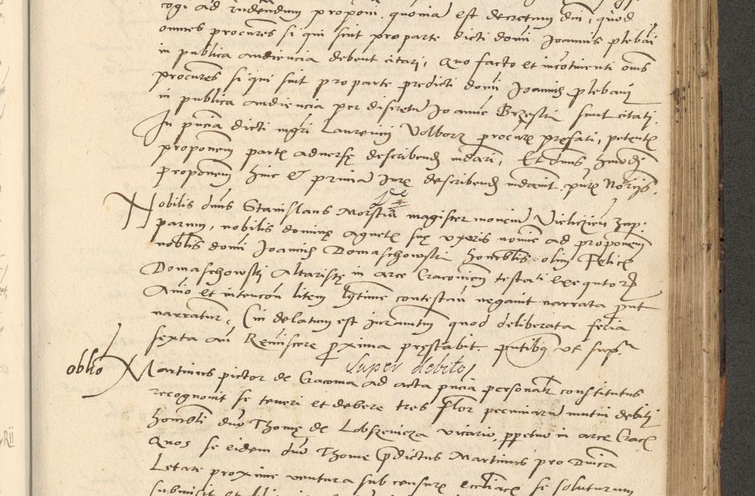 Zdjęcie nr 236 dla obiektu archiwalnego: Acta actorum causarum, sentenciarum et obligationum coram reverendo patre domino Paulo Crassowsky Varschoviensi et Omnium Sanctorum preposito, canonico vicarioque in spiritualibus ex commissione reverendissimi in Christo patris et domini domini Petri Dei gratia episcopi Cracoviensis ac officiali generali Cracoviensi ad annum Domini 1540, cuius indictio est 13, pontificatus sanctissimi in Christo patris et domini nostri domini Pauli divina providencia pape tercii anno sexto a die ac mense infrascriptis feliciter continuantur